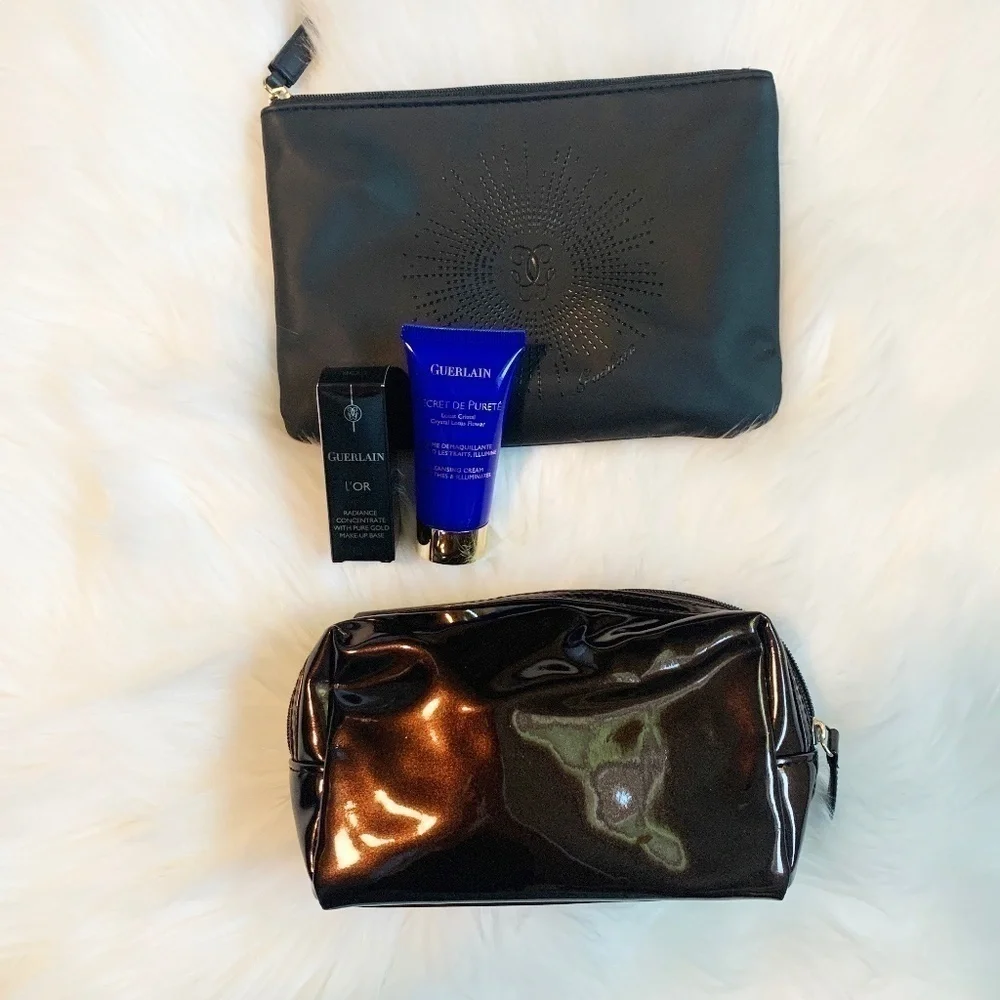 1-Guerlin & 1-Laura Mercier Cosmetic Bags